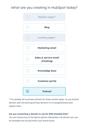 connect domain page